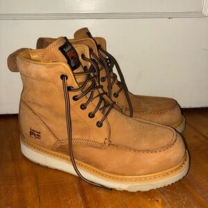 Timberland PRO Wedge TB1A5VRB231 Men's 10.5 Wheat Leather 6" Work Boots